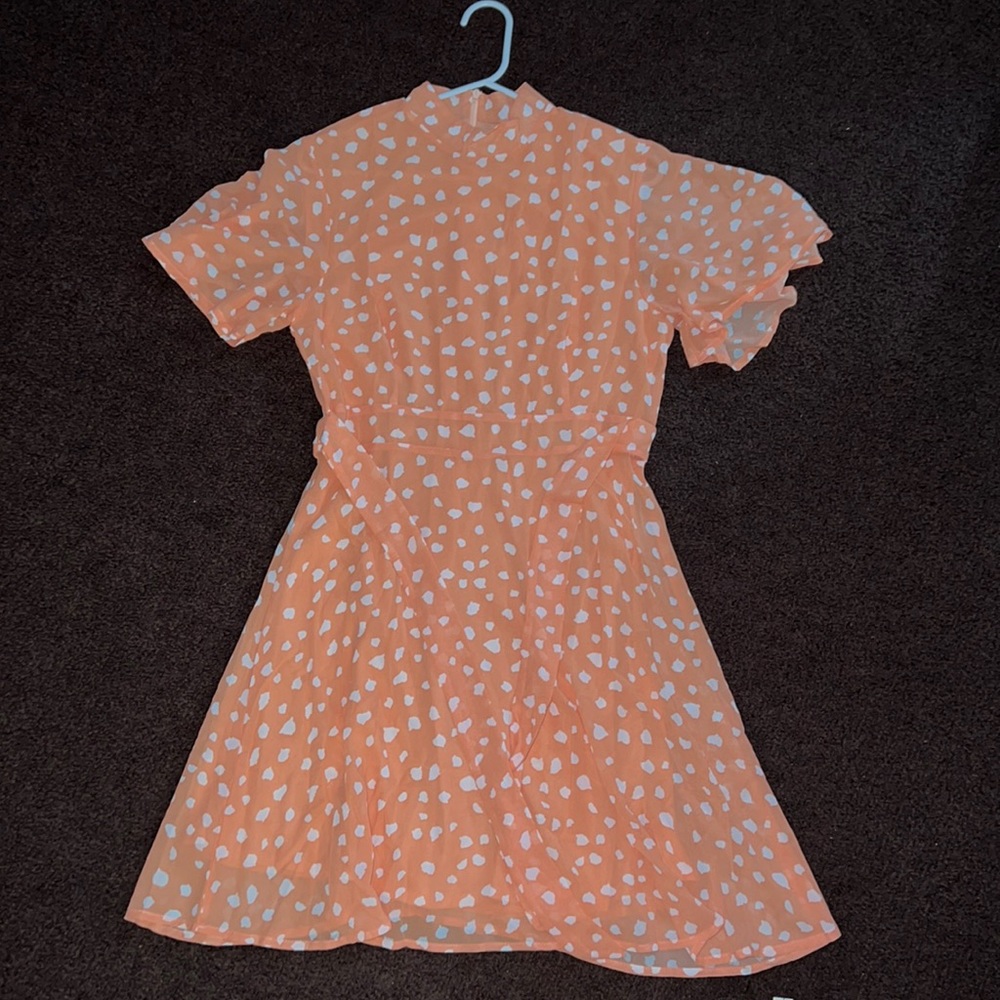SM Wardrobe small coral dress